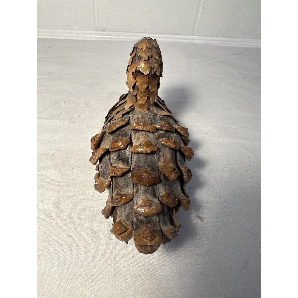 VINTAGE Pine Cone MINI DUCK DECOY MADE FROM‎ PINE CONES
